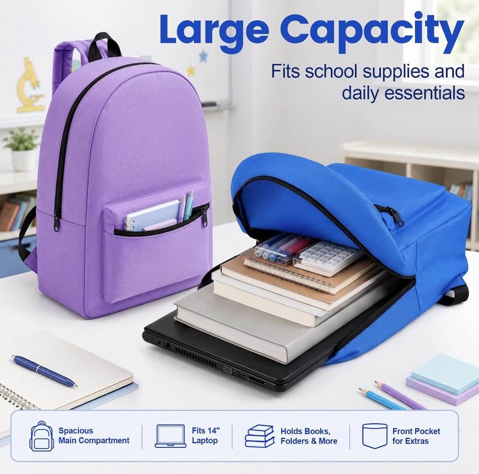 17 in. Lightweight Backpack