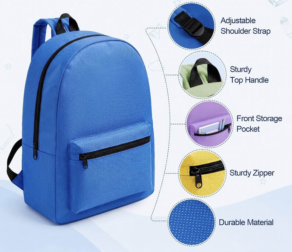 17 in. Lightweight Backpack