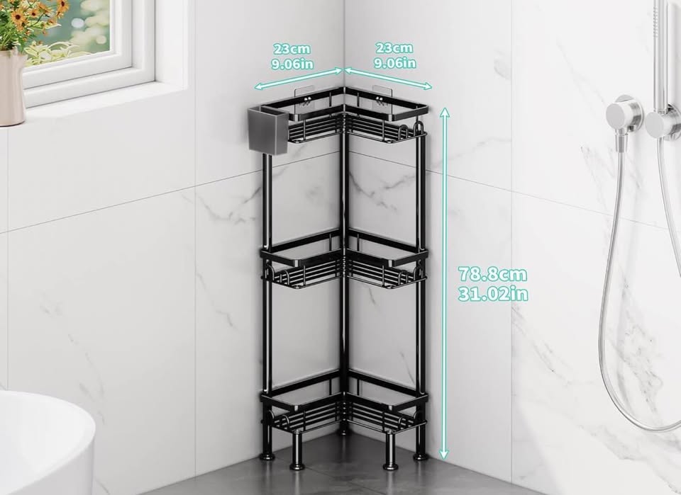 3-Tier Corner Shower Caddy