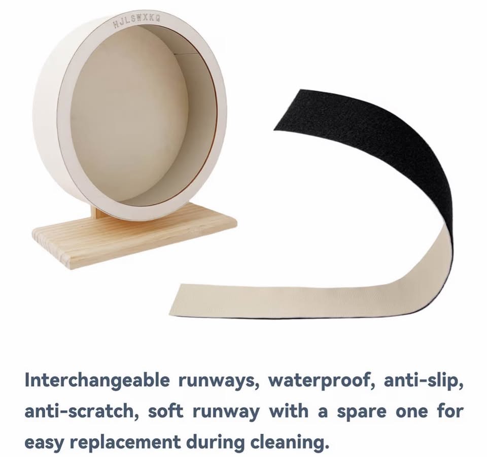 13 in. Silent Wooden Hamster Wheel