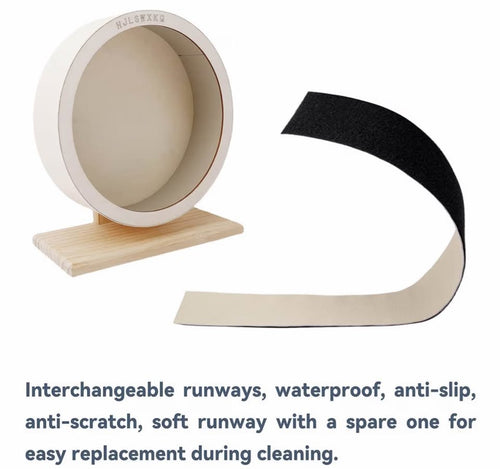 13 in. Silent Wooden Hamster Wheel